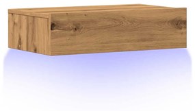 vidaXL ντουλάπι τηλεόρασης  με φώτα LED Artisan Oak 60x35x15,5 cm