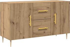 vidaXL Σκευοθήκη Δρυς τεχνίτης 100x36x60 cm Κατασκευασμένο ξύλο