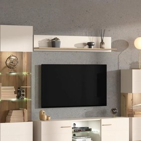 Ράφι Τοίχου ESSEX ZP Cashmere - Artisan Oak 138x20x24εκ. 138x20x24 εκ.