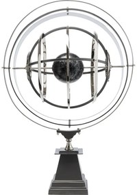 Διακοσμητικό Επιτραπέζιο Armillary Ασημί - Μαύρο 56x81,5 εκ. 56x52x81.5εκ - Μαύρο