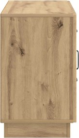 vidaXL Πλαϊνό γραφείο Artisan Δρυς 89 x 34,5 x 57 εκ.