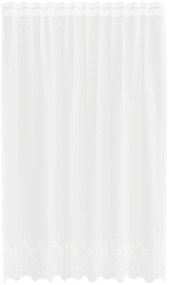 vidaXL Κουρτίνα Δαντέλας με κουρτίνες Λευκό 150 x 200 cm Πολυεστέρας
