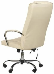 Καρέκλα γραφείου Berwyn 861, Beige, 127x53x73cm, 19 kg, Με μπράτσα, Με ρόδες, Μηχανισμός καρέκλας: Κλίση | Epipla1.gr
