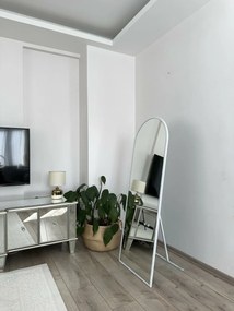Stewehome Οβάλ Καθρέπτης Δαπέδου Μαύρο / 140x50 cm (140x50 cm)