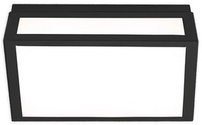 Φωτιστικό Οροφής - Πλαφονιέρα 01376-20 8W LED 3000K 650Lm 30x30cm Black Luma Metal,Acrylic