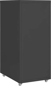 vidaXL Αρχειοθήκη Φορητή Ανθρακί 28 x 41 x 69 εκ. Μεταλλική