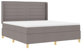 vidaXL Στρώμα με Κρεβάτι & LED Ταμπακιού 180x200 εκ Καπιτονέ