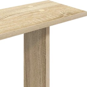 vidaXL Ράφι Τοίχου Sonoma Δρυς 102 x 20 x 130 εκ. Επεξεργασμένο Ξύλο