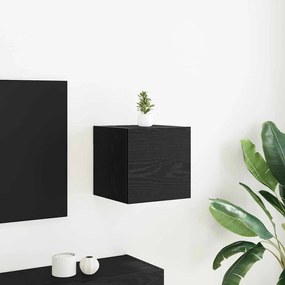 vidaXL Ντουλάπι TV Μαύρο 30.5 x 30 x 30 εκ. Επεξεργασμένο ξύλο