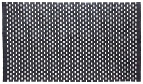 Ταπέτο Μπάνιου Teak(Ξύλινο) 52x90εκ. Woodblock Black Sealskin 800125