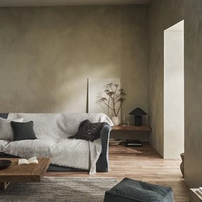 Ριχτάρι Quina 238/14 Beige-Black Gofis Home Πολυθρόνα 180x180cm Βαμβάκι-Ακρυλικό