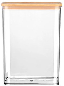 Estia Δοχείο Αποθήκευσης Στοιβαζόμενο Bamboo Essentials 2500ml 16.5x9.8x15cm Πλαστικό 01-24246