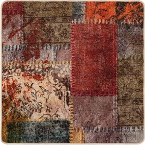 vidaXL Χαλί Runner MARSA Πολύχρωμο 100 x 100 cm Πολυέστερ και PVC