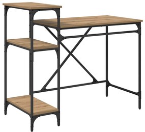 vidaXL Γραφείο Artisan Oak 105 x 50 x 90 cm Επεξεργασμένο ξύλο
