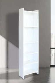 Stewehome Γραφείο με 5 ράφια και 1 συρτάρι αποθήκευσης -λευκό/δρυς 110x58x80 cm
