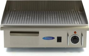 Griddle - Grooved - 55cm - incl Drip tray