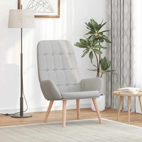 vidaXL Πολυθρόνα Χαλάρωσης σε Γκρι Χρώμα Υφασμάτινη Cloud