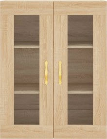 vidaXL Ντουλάπι Επιτοίχιο Sonoma Δρυς 69,5 x 34 x 90 εκ.