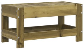 vidaXL Υποπόδιο Κήπου 62 x 30 x 32 εκ. από Εμποτισμένο Ξύλο Πεύκου