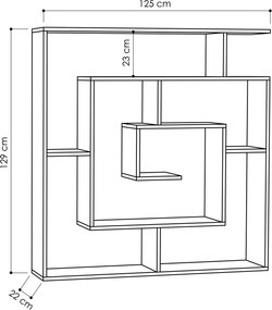 Βιβλιοθήκη Hitit FLAGRIN 125x22x128.6