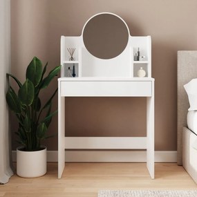 Τουαλέτα Μακιγιάζ Λευκό ENIDOR 74.8x34.8x135