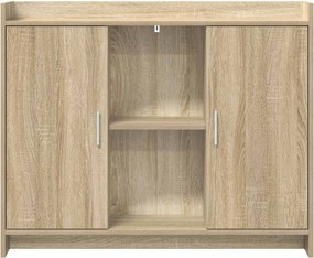 vidaXL Πλαϊνό γραφείο Sonoma Oak 98,5 x 33 x 80 εκ Επεξεργασμένο Ξύλο
