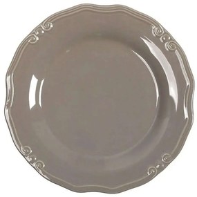 Πιάτο Φαγητού Tiffany RSG101K6 Φ27cm Brown-Grey Espiel Κεραμικό