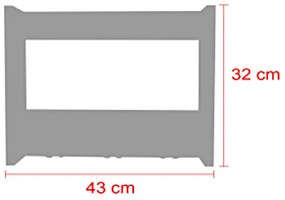 ΡΑΦΙ ΤΟΙΧΟΥ-ΚΡΕΜΑΣΤΡΑ ARTELIBRE JEFF ΚΑΡΥΔΙ ΞΥΛΟ 43X11.5X32CM