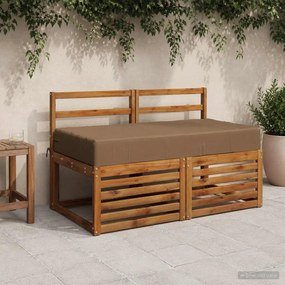 vidaXL Μαξιλάρια Καθίσματος SOEST 100% Πολυεστέρας Taupe