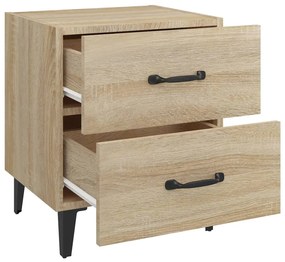 vidaXL Κομοδίνο Sonoma Δρυς 40 x 35 x 47,5 εκ.