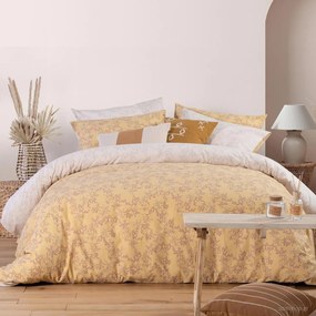 Σεντόνια Μονά (Σετ) Nef-Nef Homeware Smart Femme Yellow Κίτρινο ΧΩΡΙΣ ΛΑΣΤΙΧΟ 170x270