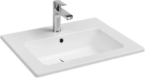 Νιπτήρας Flat Bianco Ceramica White-Μήκος 62 εκ.