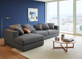 Γωνιακός καναπές Pilo-Προσαρμόσιμη-245φ 165β εκ.-Γκρι (Star4617)