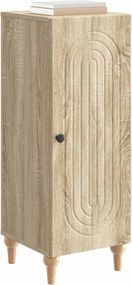 vidaXL Πλαϊνό γραφείο Sonoma Δρυς 33 x 34,5 x 90 εκ Επεξεργασμένο Ξύλο