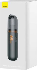 Baseus Car Tool Vacuum Cleaner A2 Pro, Suction 6000Pa, 80W, Μαύρο (VCAQ040001)