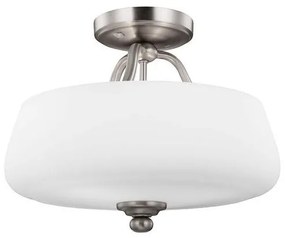 Πλαφονιέρα Φωτιστικό Οροφής 3xE27 Νίκελ Vintner FE-VINTNER-SF Elstead Lighting-FE-VINTNER-SF-Νίκελ Ματ FE-VINTNER-SF