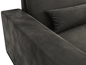 Γωνιακός Καναπές Seattle K101, Γκρι, 351x202x85cm, Πόδια: Ξύλο, Ξύλο: Πεύκο | Epipla1.gr
