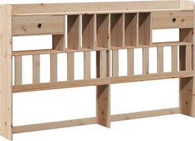 vidaXL Κεφαλάρι με Αποθ. Χώρο180 εκ. από Μασίφ Ξύλο Πεύκου