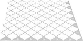 vidaXL Tile Λαμπτήρα 10 pcs Λευκό 27 x 27 εκ. Πολυουρεθάνη και PET