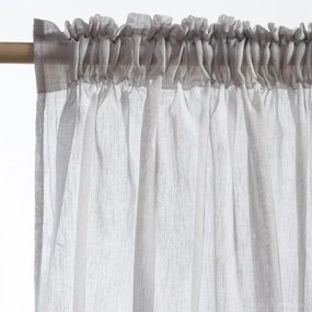Κουρτίνα (140x270) Με Τρέσα Nef-Nef Homeware Roxane Γκρι