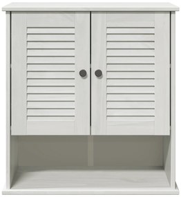 vidaXL Κρεμαστό Ντουλάπι Μπάνιου Λευκό 67.5 x 34 x 71.5 εκ