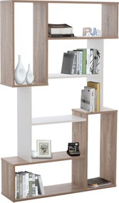 ΒΙΒΛΙΟΘΗΚΗ SHAY HM8768.01 85X22X140 ΛΕΥΚΟ