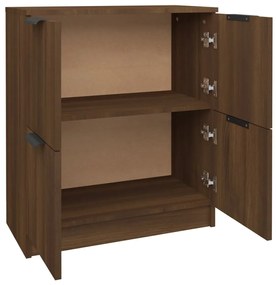 vidaXL Μπουφές Καφέ Δρυς 60 x 30 x 70 εκ. από Επεξεργασμένο Ξύλο