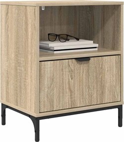 vidaXL Κομοδίνο 2 pcs Sonoma Δρυς 49 x 36 x 61 εκ Επεξεργασμένο ξύλο