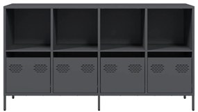 vidaXL Ντουλάπι Ανθρακί 135x39x73,5 εκ. από Χάλυβα Ψυχρής Έλασης