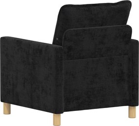 vidaXL Καναπές Μαύρο 76 x 81 x 87,5 εκ Πολυεστέρας