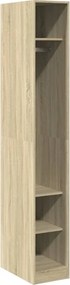 vidaXL Ντουλάπα Sonoma Δρυς 30x50x200 εκ. από Επεξεργασμένο Ξύλο