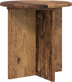 vidaXL Βάση φυτών 2 τμχ. Παλαιωμένο ξύλο 40 x 40 x 40 cm