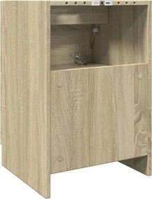 vidaXL Ντουλάπι Νιπτήρα Sonoma Δρυς 40x37x59 εκ. Επεξεργασμένο Ξύλο