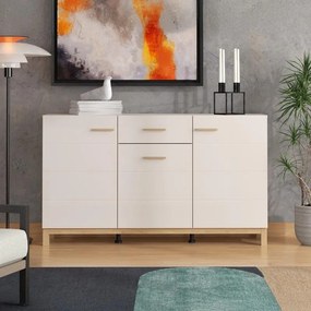 Κομότα - Μπουφές Essex 154 3K1F3V Cashmere 154x42x89 εκ. 154x42x89 εκ.